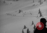 Image of US Army Soldiers skiing downhill Alta Utah USA, 1942, second 3 stock footage video 65675080875
