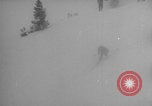 Image of US Army Soldiers skiing downhill Alta Utah USA, 1942, second 13 stock footage video 65675080875
