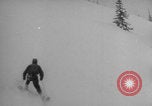 Image of US Army Soldiers skiing downhill Alta Utah USA, 1942, second 17 stock footage video 65675080875