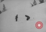 Image of US Army Soldiers skiing downhill Alta Utah USA, 1942, second 33 stock footage video 65675080875