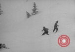Image of US Army Soldiers skiing downhill Alta Utah USA, 1942, second 34 stock footage video 65675080875
