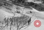 Image of US Military ski exercises Alta Utah USA, 1942, second 21 stock footage video 65675080876