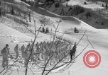 Image of US Military ski exercises Alta Utah USA, 1942, second 22 stock footage video 65675080876