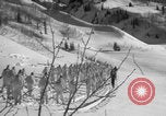 Image of US Military ski exercises Alta Utah USA, 1942, second 27 stock footage video 65675080876