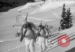 Image of US Military ski exercises Alta Utah USA, 1942, second 32 stock footage video 65675080876
