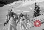 Image of US Military ski exercises Alta Utah USA, 1942, second 33 stock footage video 65675080876