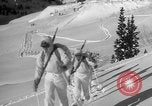 Image of US Military ski exercises Alta Utah USA, 1942, second 36 stock footage video 65675080876