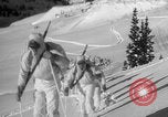 Image of US Military ski exercises Alta Utah USA, 1942, second 37 stock footage video 65675080876