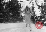 Image of US Military ski exercises Alta Utah USA, 1942, second 54 stock footage video 65675080876