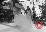 Image of US Military ski exercises Alta Utah USA, 1942, second 55 stock footage video 65675080876