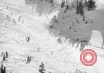 Image of US Army parachutists skiing Alta Utah USA, 1942, second 1 stock footage video 65675080877