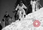 Image of US Army parachutists skiing Alta Utah USA, 1942, second 12 stock footage video 65675080877