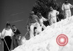 Image of US Army parachutists skiing Alta Utah USA, 1942, second 25 stock footage video 65675080877