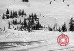 Image of US Army parachutists skiing Alta Utah USA, 1942, second 31 stock footage video 65675080877