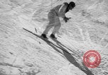 Image of US Army parachutists skiing Alta Utah USA, 1942, second 39 stock footage video 65675080877