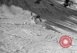 Image of US Army parachutists skiing Alta Utah USA, 1942, second 42 stock footage video 65675080877