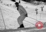 Image of US Army parachutists skiing Alta Utah USA, 1942, second 55 stock footage video 65675080877