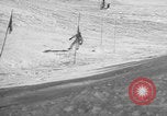 Image of US Army parachutists skiing Alta Utah USA, 1942, second 56 stock footage video 65675080877