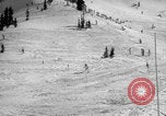 Image of US Army parachutists skiing Alta Utah USA, 1942, second 59 stock footage video 65675080877