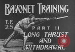 Image of bayonet training United States USA, 1938, second 3 stock footage video 65675080880