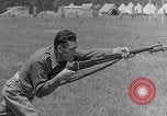 Image of bayonet training United States USA, 1938, second 51 stock footage video 65675080880