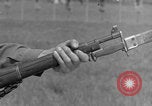 Image of bayonet training United States USA, 1938, second 17 stock footage video 65675080882