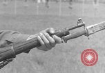Image of bayonet training United States USA, 1938, second 19 stock footage video 65675080882