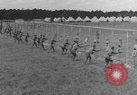 Image of bayonet training United States USA, 1938, second 30 stock footage video 65675080884