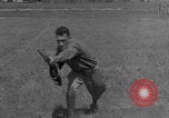 Image of bayonet training United States USA, 1938, second 35 stock footage video 65675080885