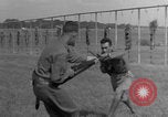 Image of bayonet training United States USA, 1938, second 45 stock footage video 65675080886