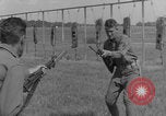Image of bayonet training United States USA, 1938, second 49 stock footage video 65675080886