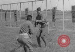 Image of bayonet training United States USA, 1938, second 52 stock footage video 65675080886