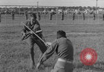 Image of bayonet training pre WW2 United States USA, 1938, second 6 stock footage video 65675080887