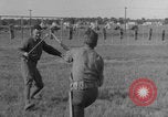 Image of bayonet training pre WW2 United States USA, 1938, second 50 stock footage video 65675080887