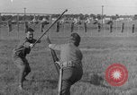 Image of bayonet training pre WW2 United States USA, 1938, second 57 stock footage video 65675080887