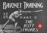 Image of bayonet training film United States USA, 1938, second 3 stock footage video 65675080888