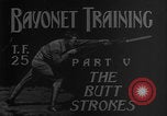 Image of bayonet training film United States USA, 1938, second 13 stock footage video 65675080888