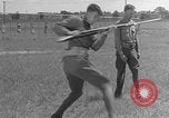 Image of bayonet training United States USA, 1938, second 34 stock footage video 65675080891