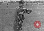 Image of bayonet training United States USA, 1938, second 52 stock footage video 65675080891