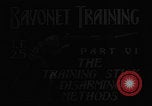 Image of bayonet training  United States USA, 1938, second 13 stock footage video 65675080894