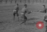 Image of American Army bayonet training United States USA, 1938, second 56 stock footage video 65675080895