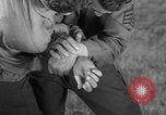 Image of practicing disarming opponent with knife United States USA, 1938, second 36 stock footage video 65675080899