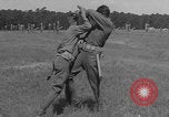 Image of practicing disarming opponent with knife United States USA, 1938, second 51 stock footage video 65675080899
