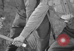Image of disarming against underhand knife attack United States USA, 1938, second 16 stock footage video 65675080900