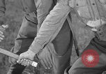 Image of disarming against underhand knife attack United States USA, 1938, second 17 stock footage video 65675080900