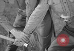Image of disarming against underhand knife attack United States USA, 1938, second 18 stock footage video 65675080900