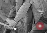Image of disarming against underhand knife attack United States USA, 1938, second 19 stock footage video 65675080900