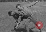 Image of disarming against underhand knife attack United States USA, 1938, second 49 stock footage video 65675080900