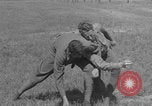 Image of disarming against underhand knife attack United States USA, 1938, second 52 stock footage video 65675080900