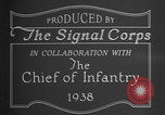Image of bayonet training United States USA, 1938, second 17 stock footage video 65675080901